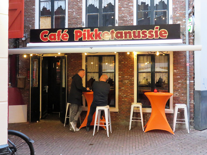 Café Pikketanussie in Korte Reguliersdwarsstraat
