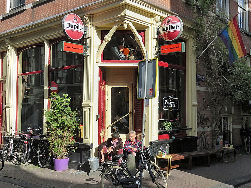 Café Saarein in Elandsstraat